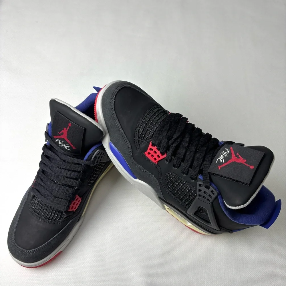 Brand New Retro 4 Rare Air -Men’s Stylish Sneakers Trainers w/ White Letter - Picture 7 of 10